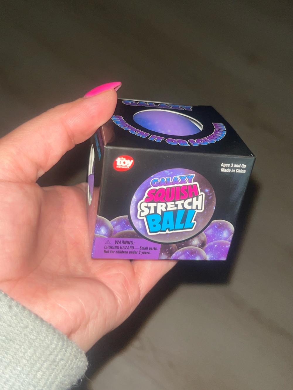 Hallmark Galaxy Squish Stretch Ball - Purple